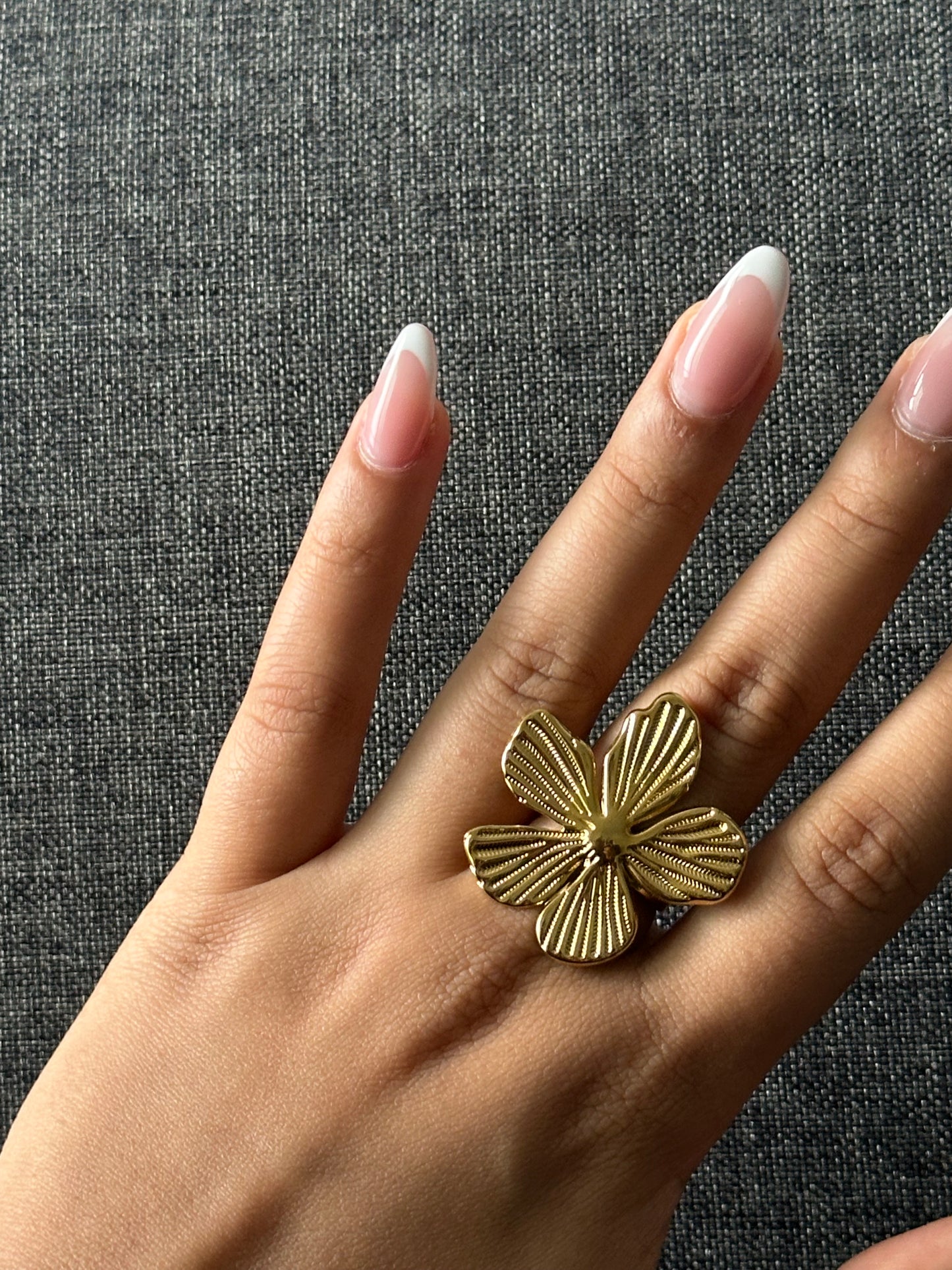The Sunburst Petal Ring