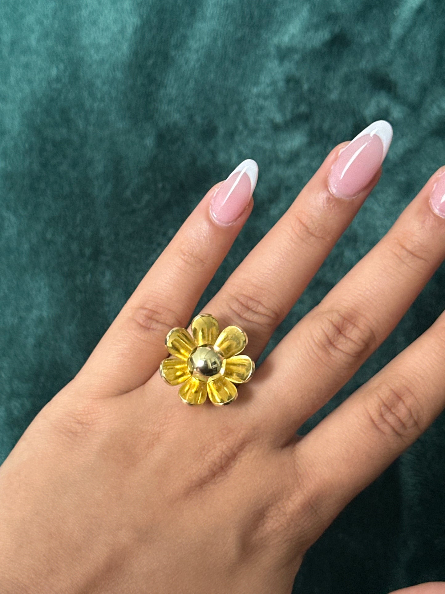 The Golden Petal Ring
