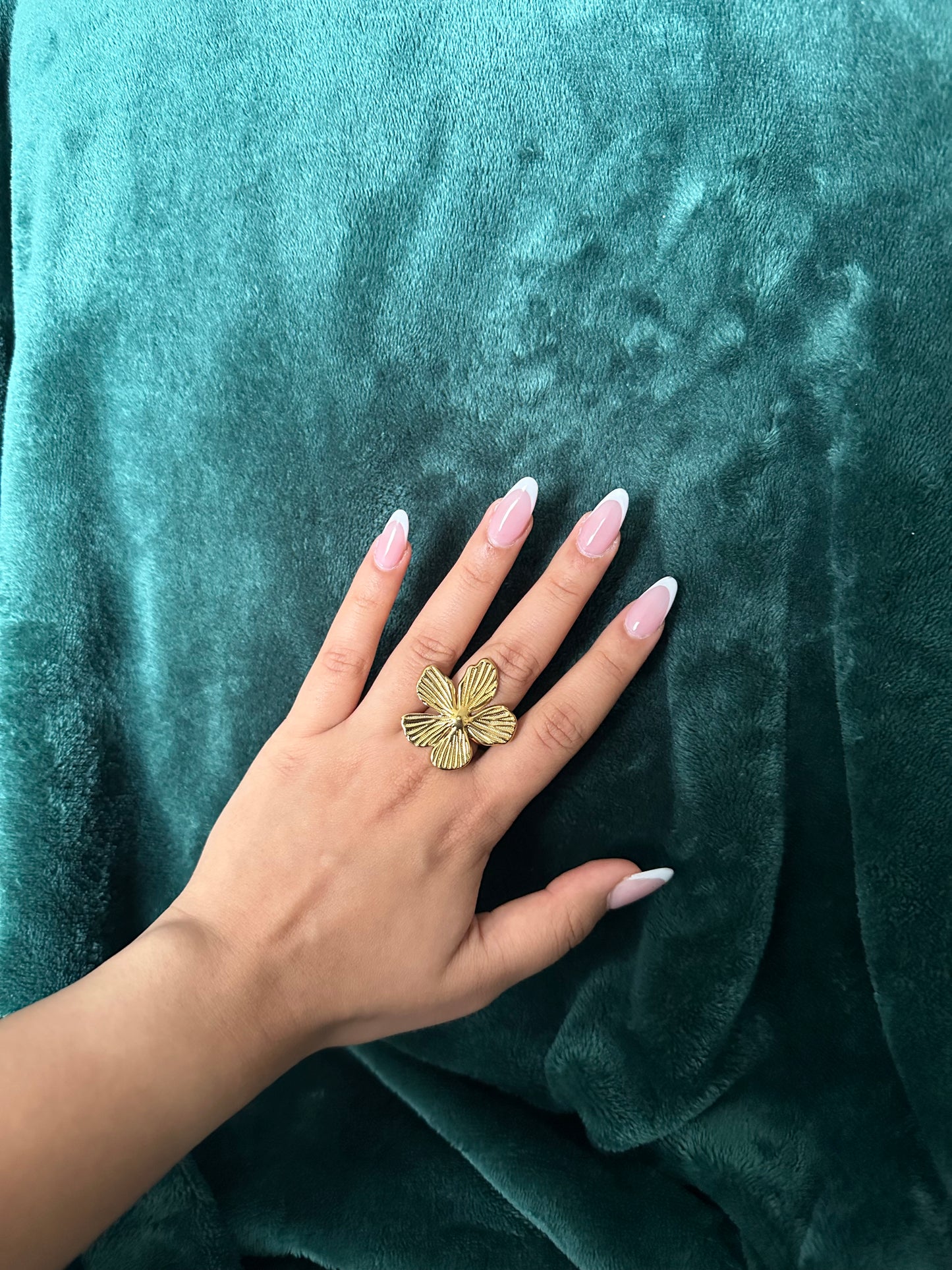 The Sunburst Petal Ring
