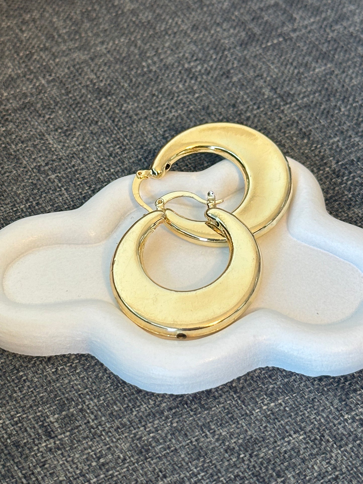 The Gilded Tube Hoops