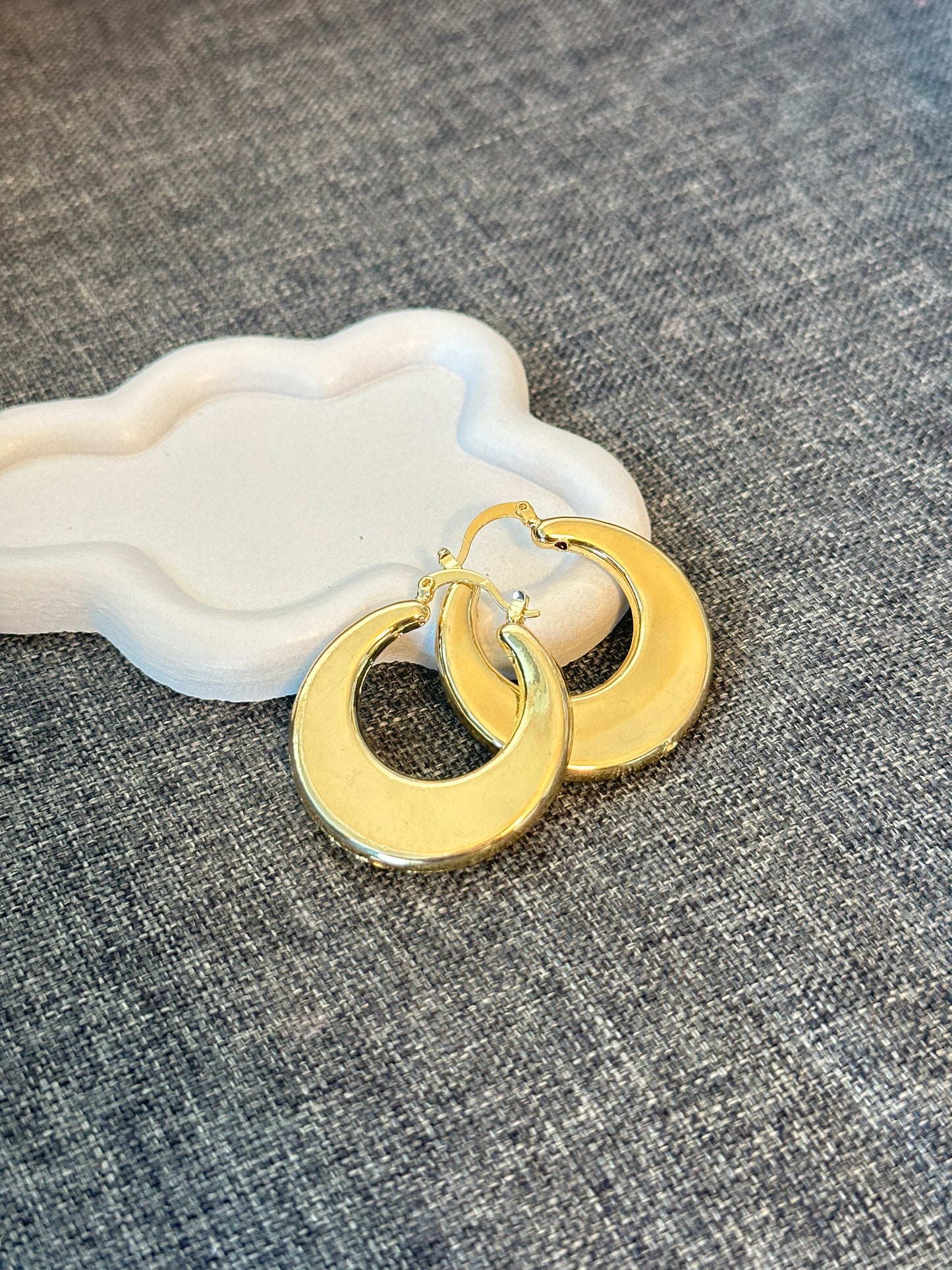 The Gilded Tube Hoops