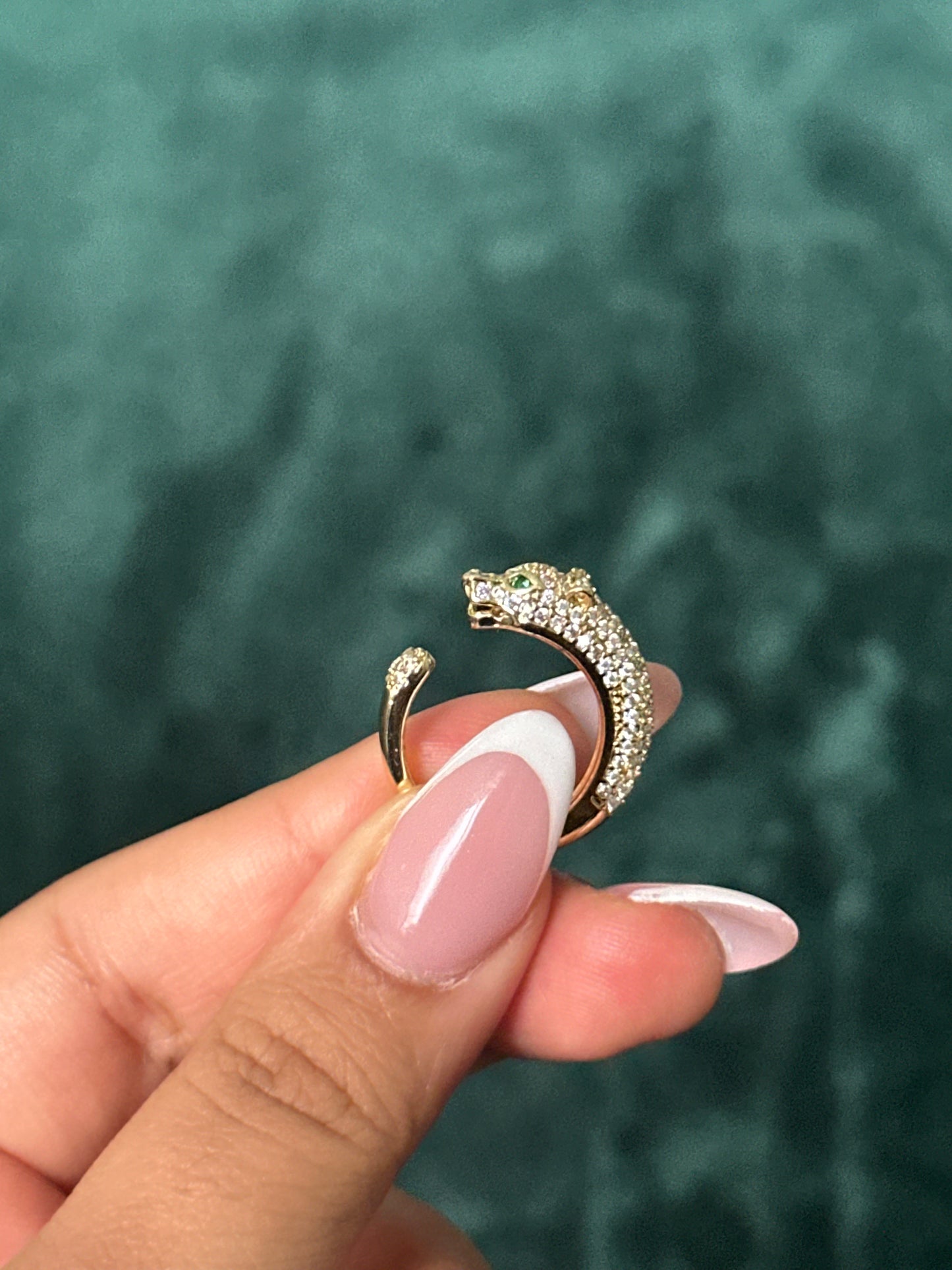 The Pave Panther Ring