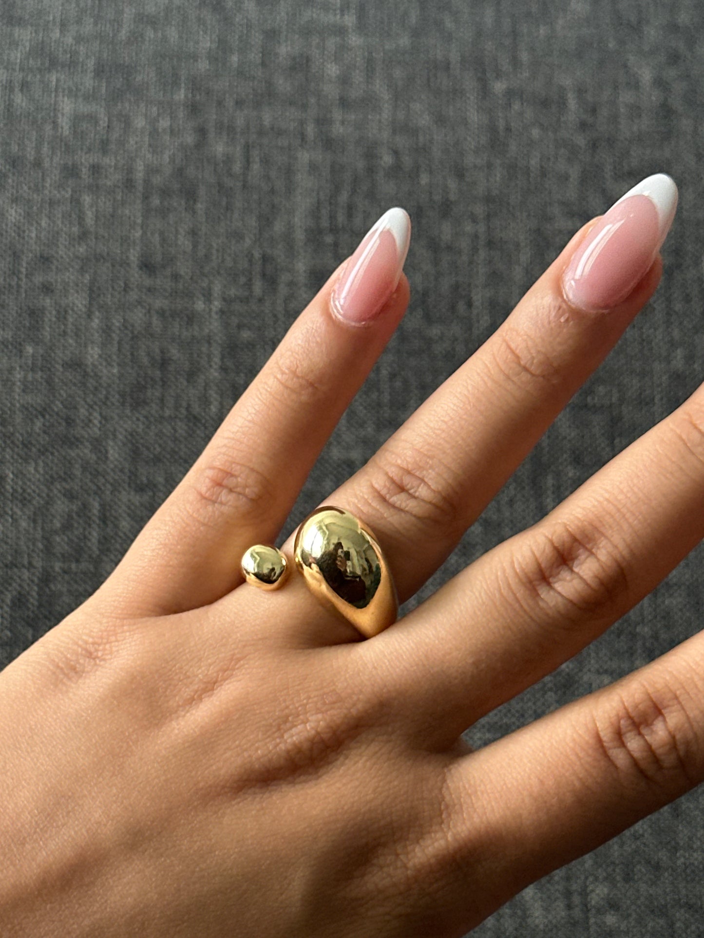 The Gemini Dome Ring