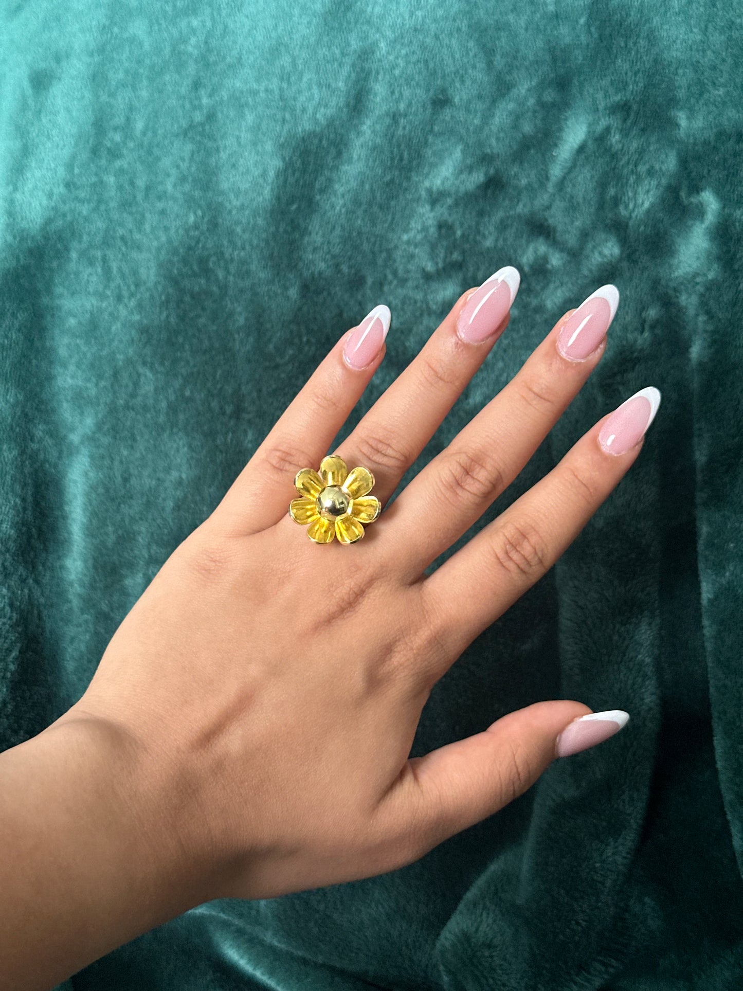 The Golden Petal Ring