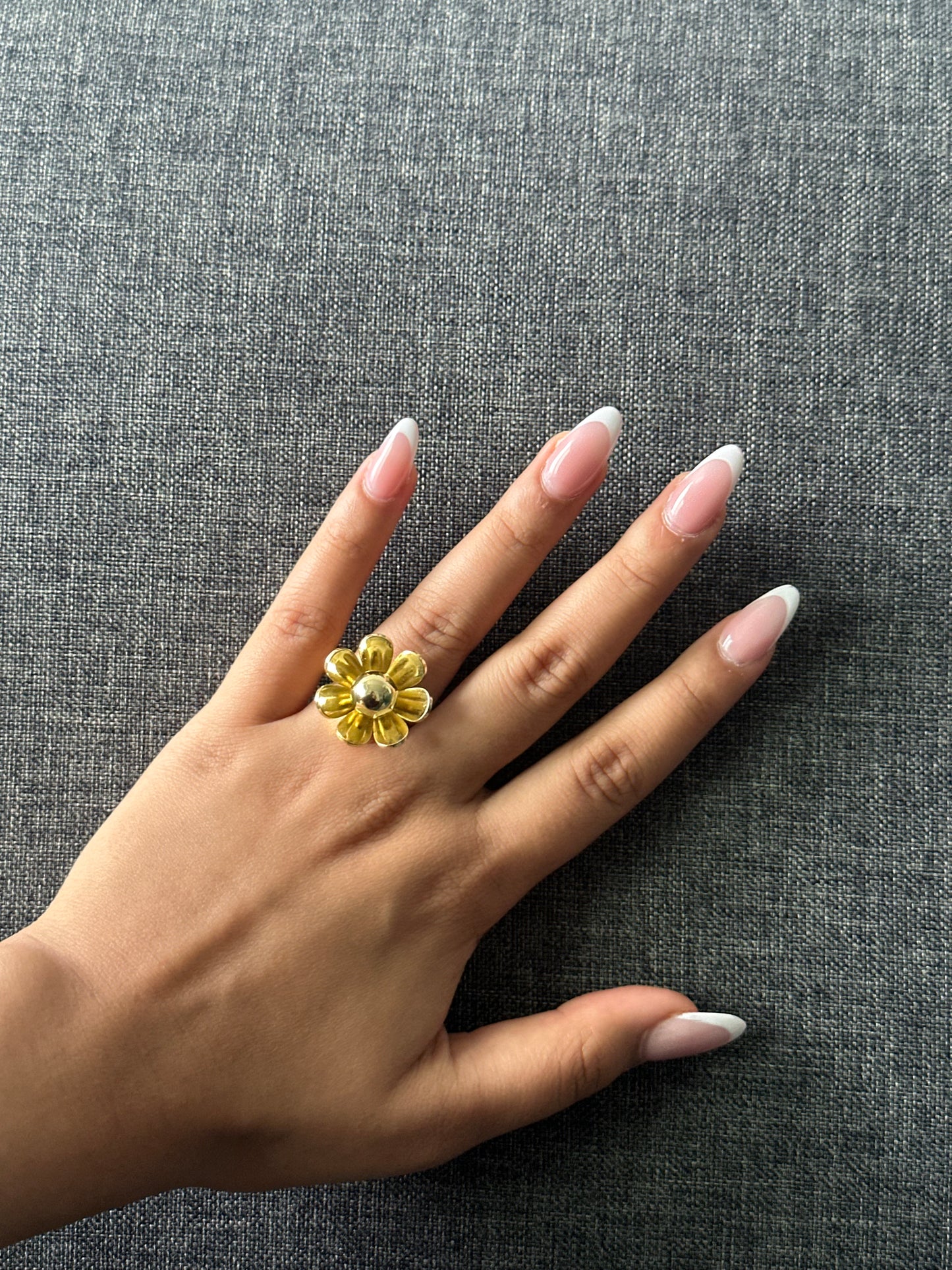 The Golden Petal Ring